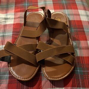 Brown Strappy Sandals
